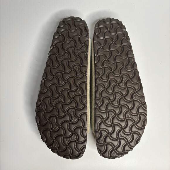 Birkenstock Unisex Arizona Suede Leather Two Strap Sandals in Taupe (Narrow) - Picture 8 of 8